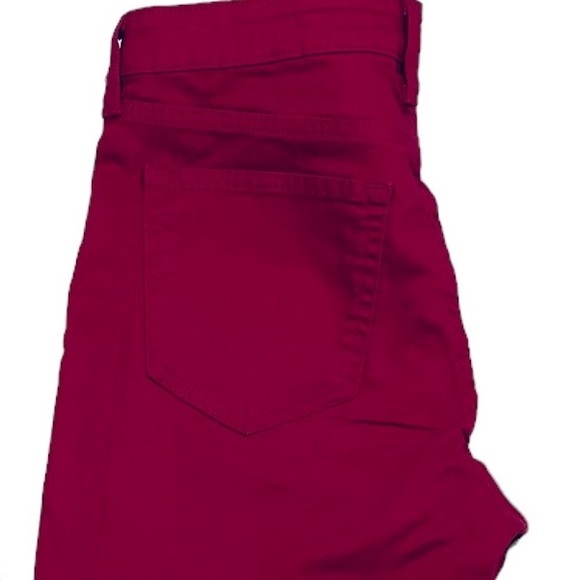 NWT GAP Midrise Super Skinny Denim Leggings in Cranberry Size 6/28 - Picture 5 of 11